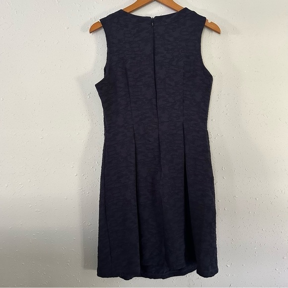 🦋 Kit & Sky Blue Textured Lightweight Short Sleeve Mini Dress Large - Picture 4 of 6